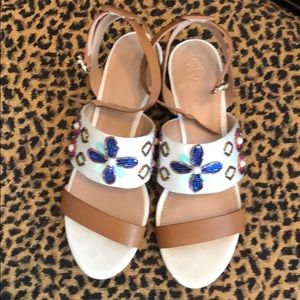 Tory Burch embellished sandals